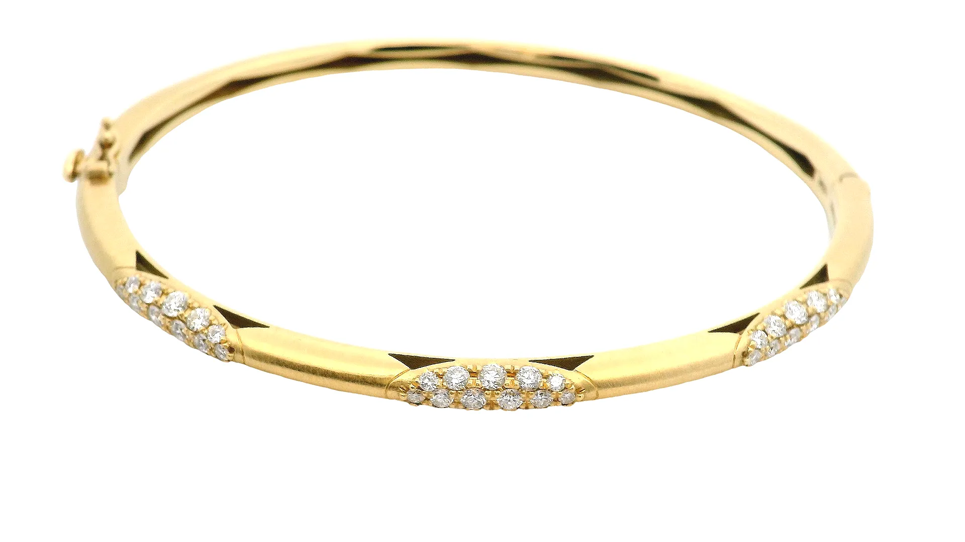 18k Tacori Diamond Bangle