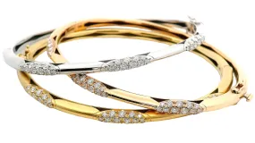 18k Tacori Diamond Bangle
