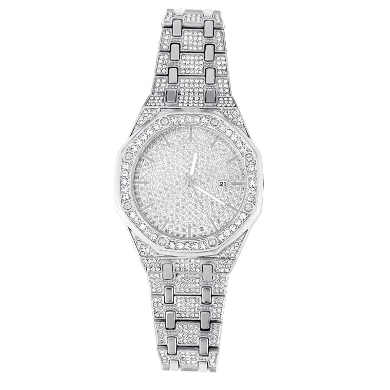 3 Color Hip Hop Men Iced Out Watches