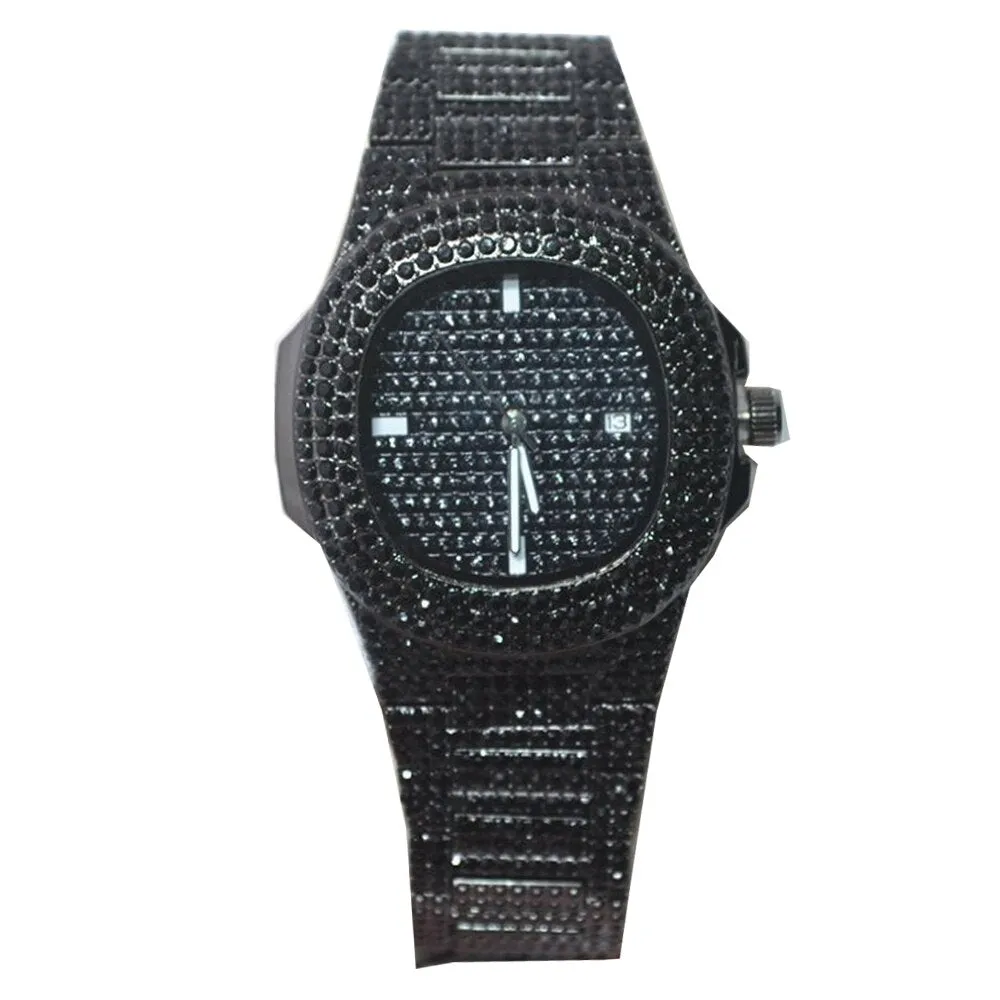 3 Color Hip Hop Men Iced Out Watches