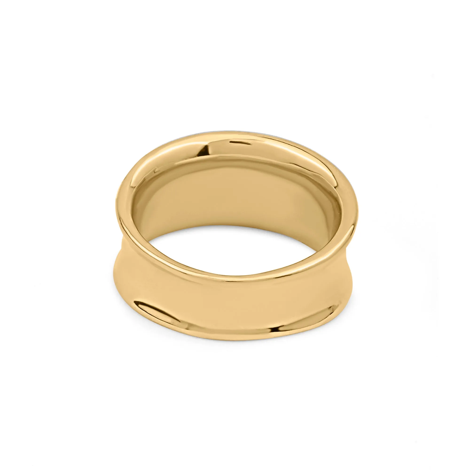 Accessorize London Women 14k Gold-Plated Chunky Molten Ring-Small