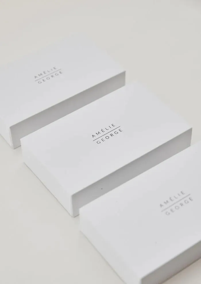 Amélie George Stella Earrings, Silver
