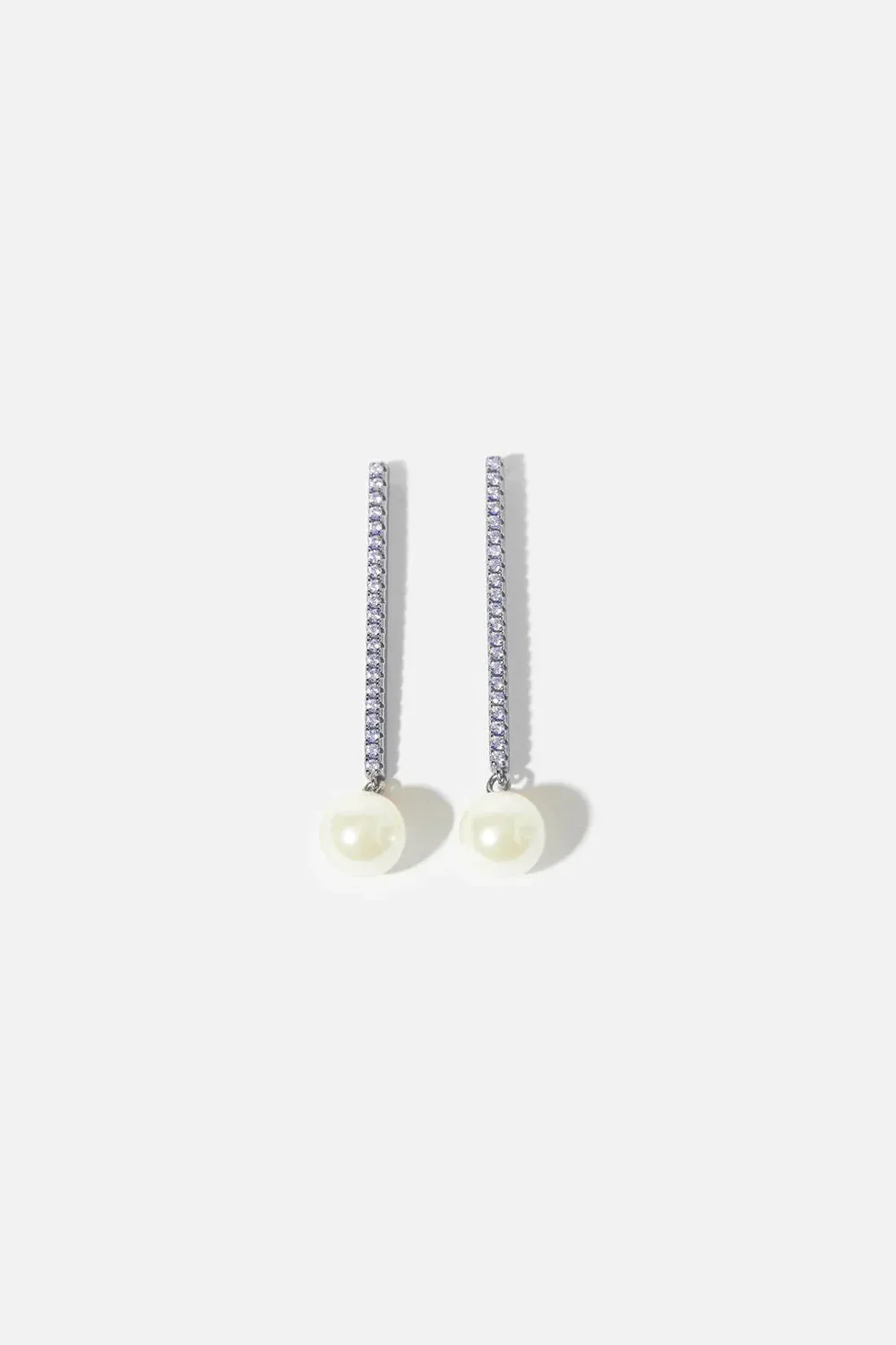 Amélie George Stella Earrings, Silver