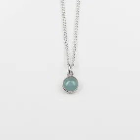 Aquamarine Single Gemstone Pendant