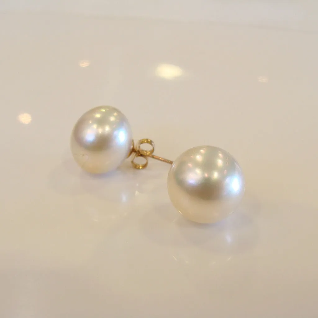 Australian South Sea Broome Pearl studs