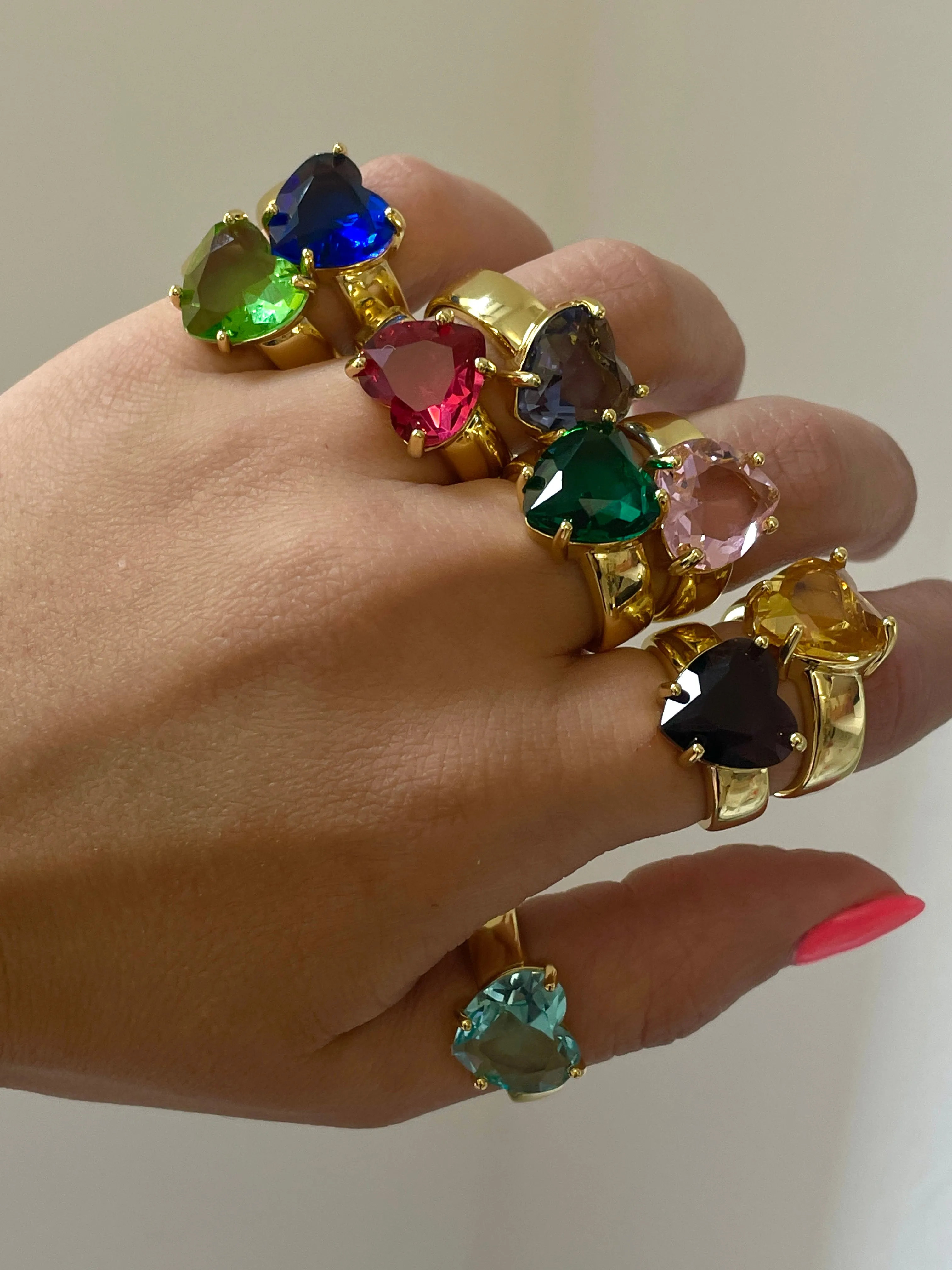 BIRTHSTONE LUCKY RINGS