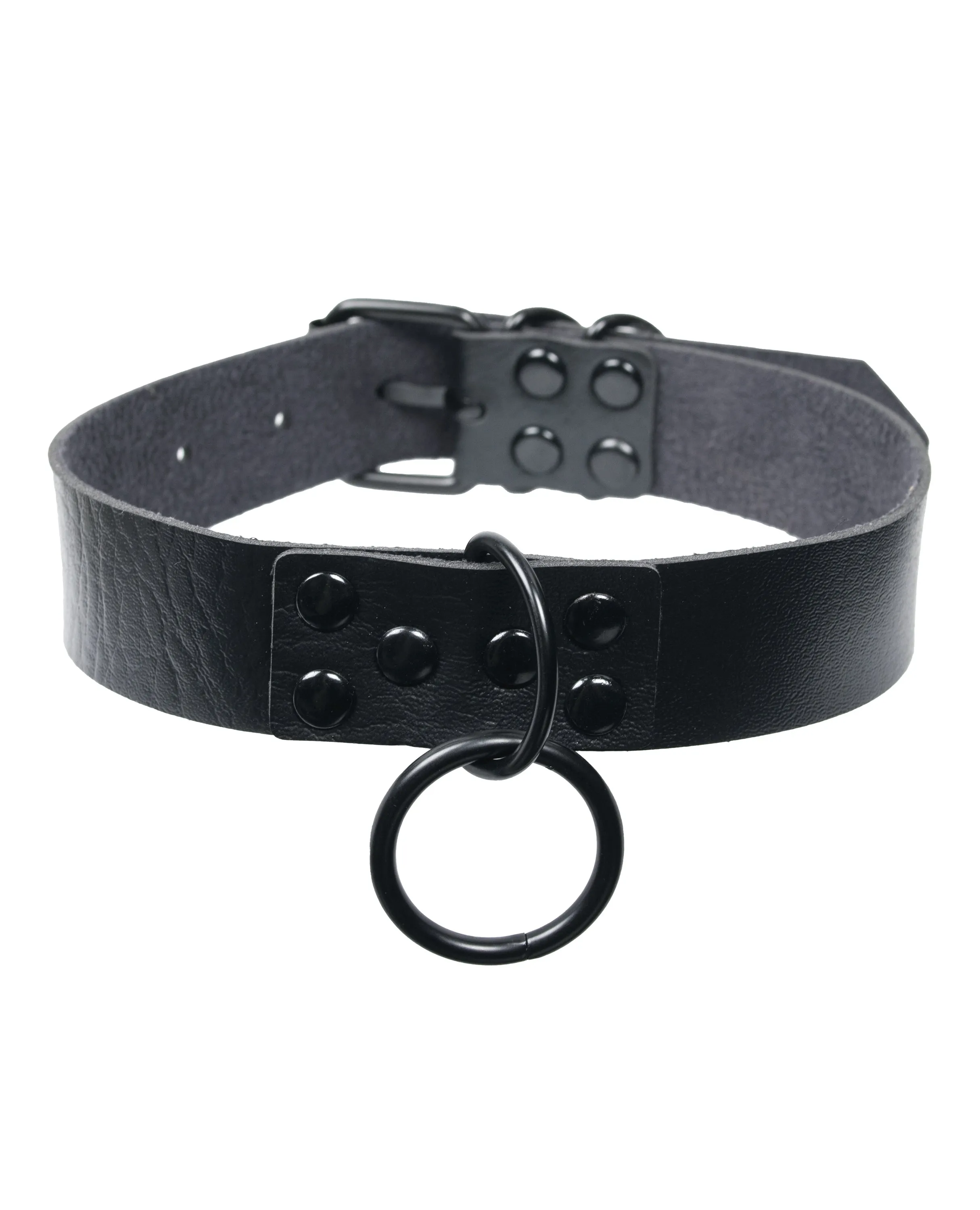 BLACK RING COLLAR