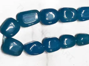 Blue Quartz Tumble Beads