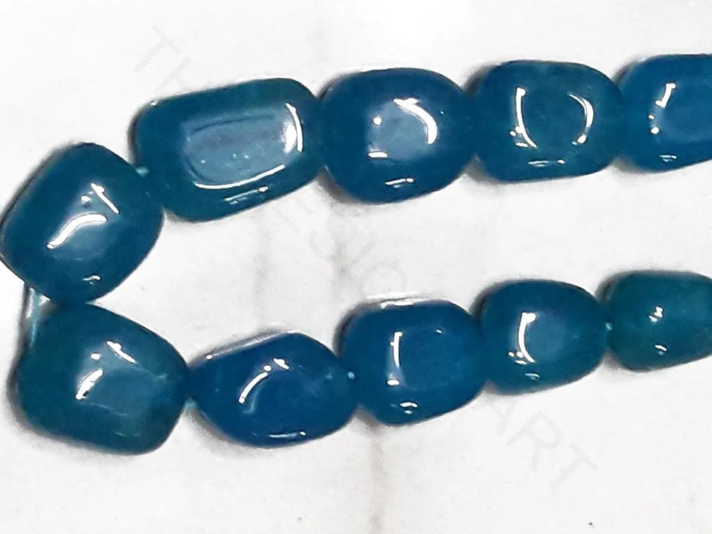 Blue Quartz Tumble Beads