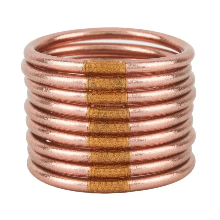 BuDhaGirl -  ROSE GOLD ALL WEATHER BANGLES®