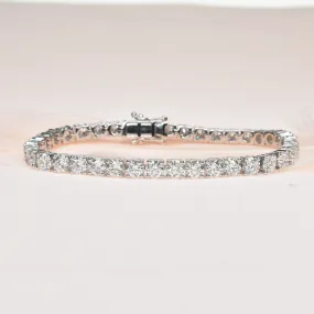 Classic Lab Grown Tennis Bracelet with 4.5mm Diamonds