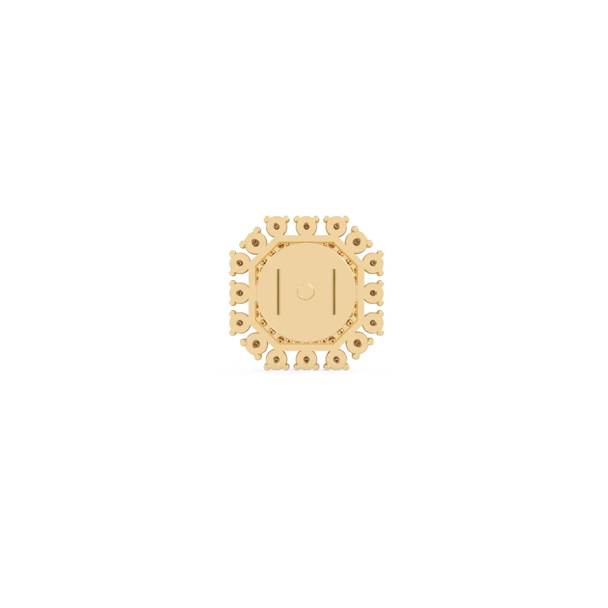 Classic Octagon Shaped Earrings For Girls
