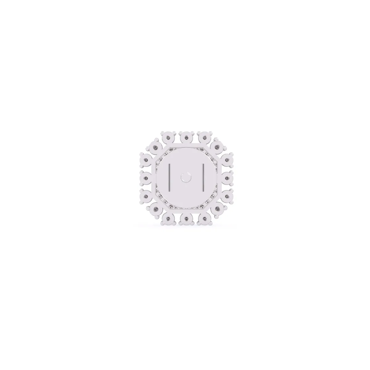 Classic Octagon Shaped Earrings For Girls