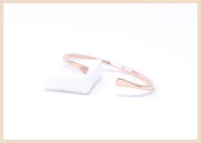 Classic Rose Gold Bangle Cuff Bracelet