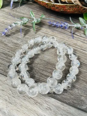 Crackle Quartz Bracelet - 10mm