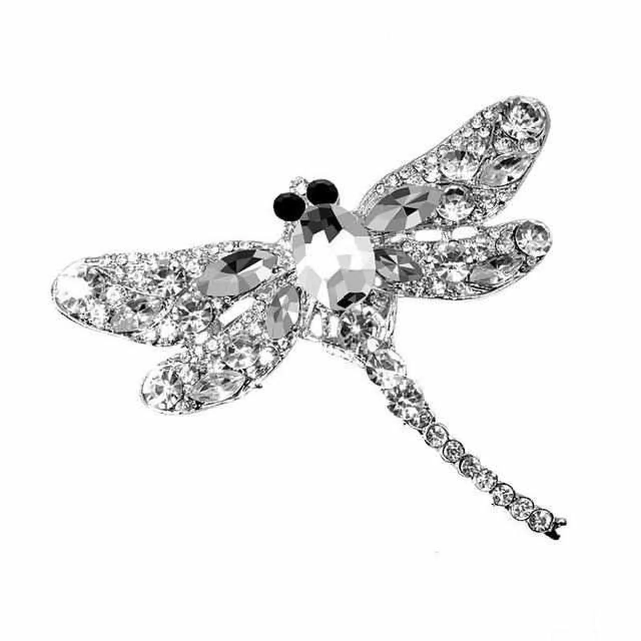 Crystal Vintage Dragonfly Brooches
