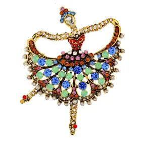 Cute Dance Girl Brooches For Women
