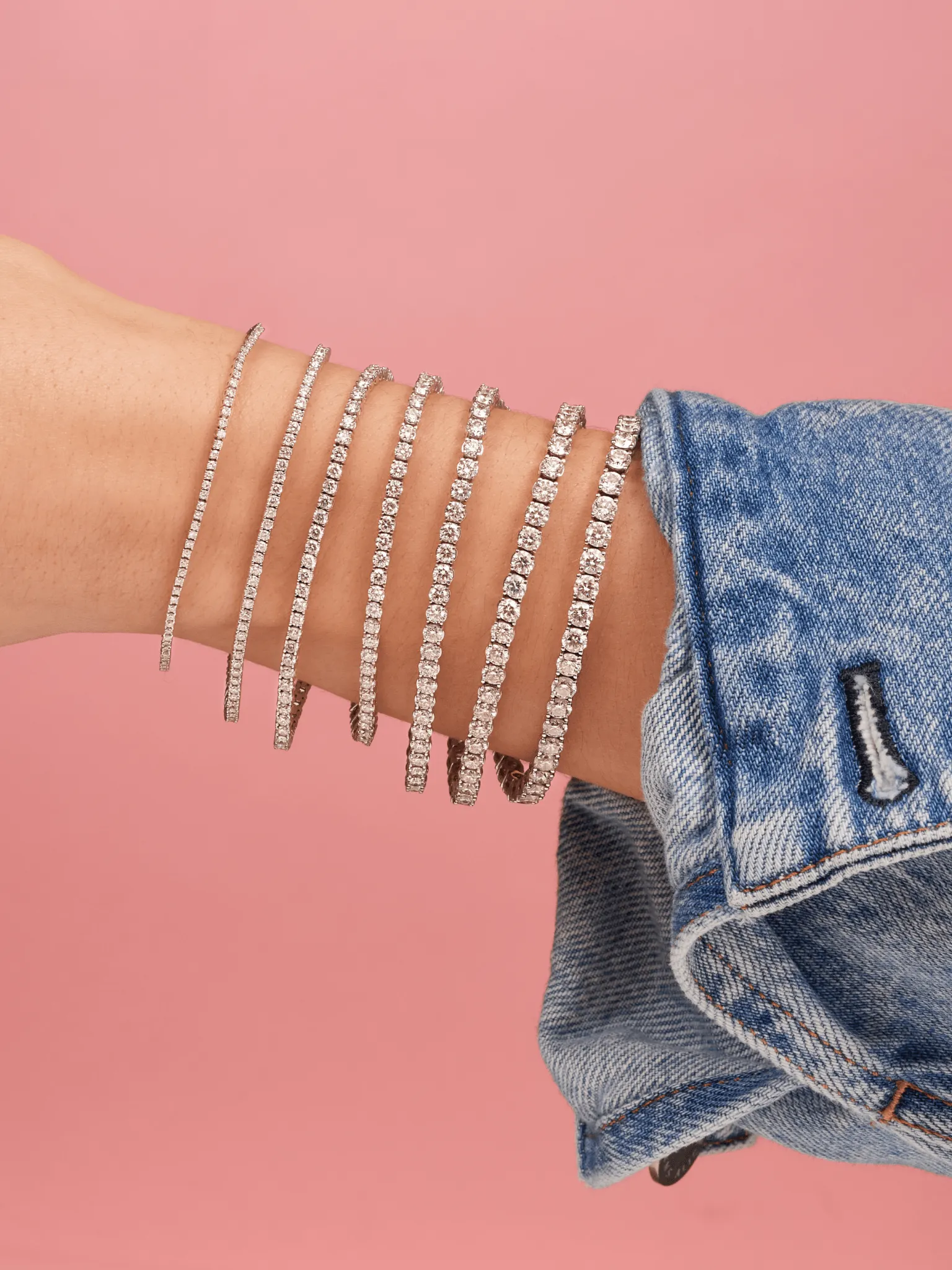 Diamond Tennis Bracelet 14K