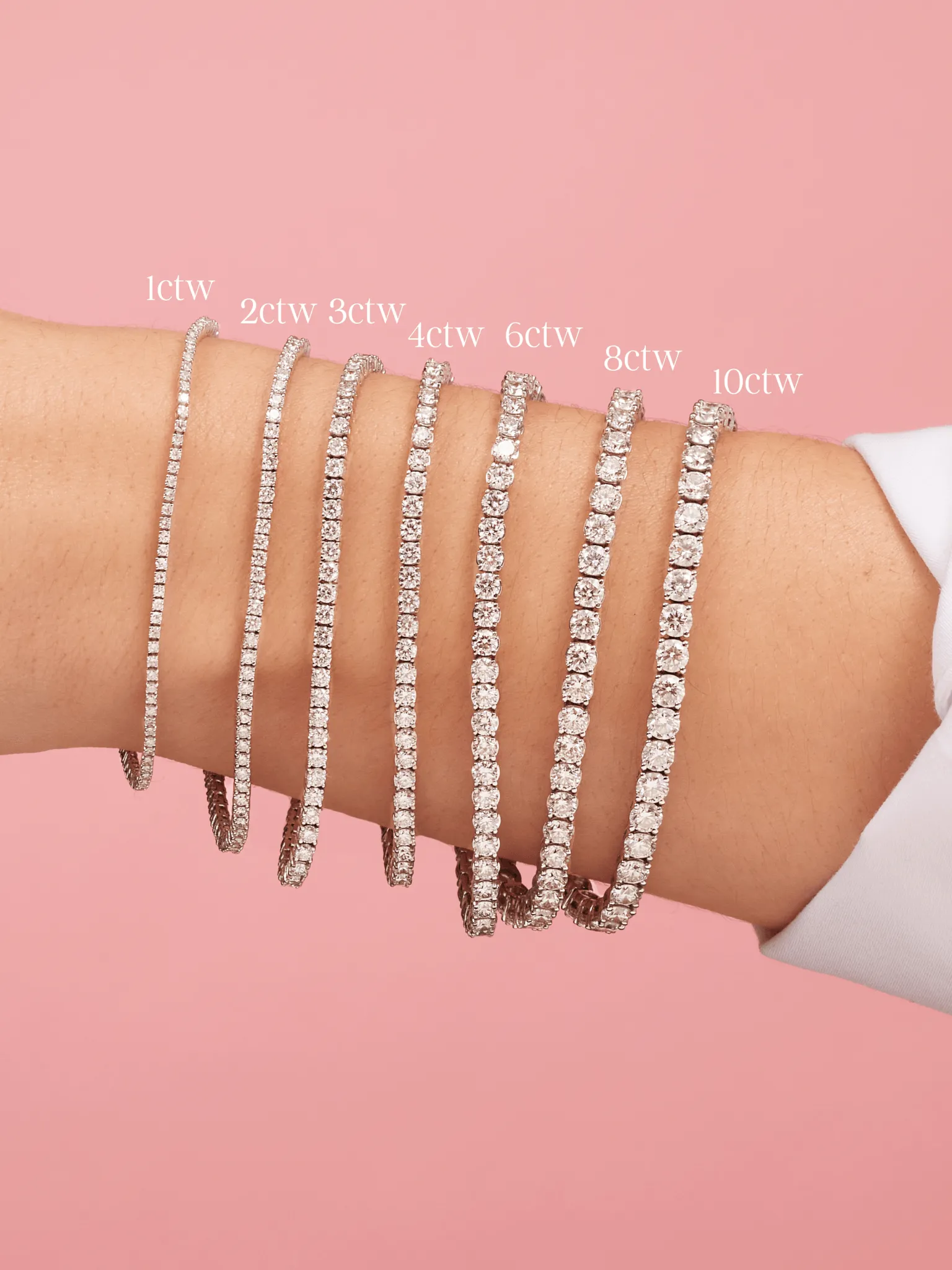 Diamond Tennis Bracelet 14K