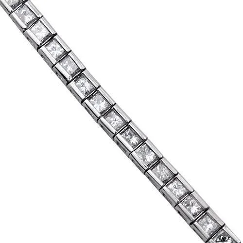 Diamond Tennis Bracelet in 14k White Gold 5 Ctw