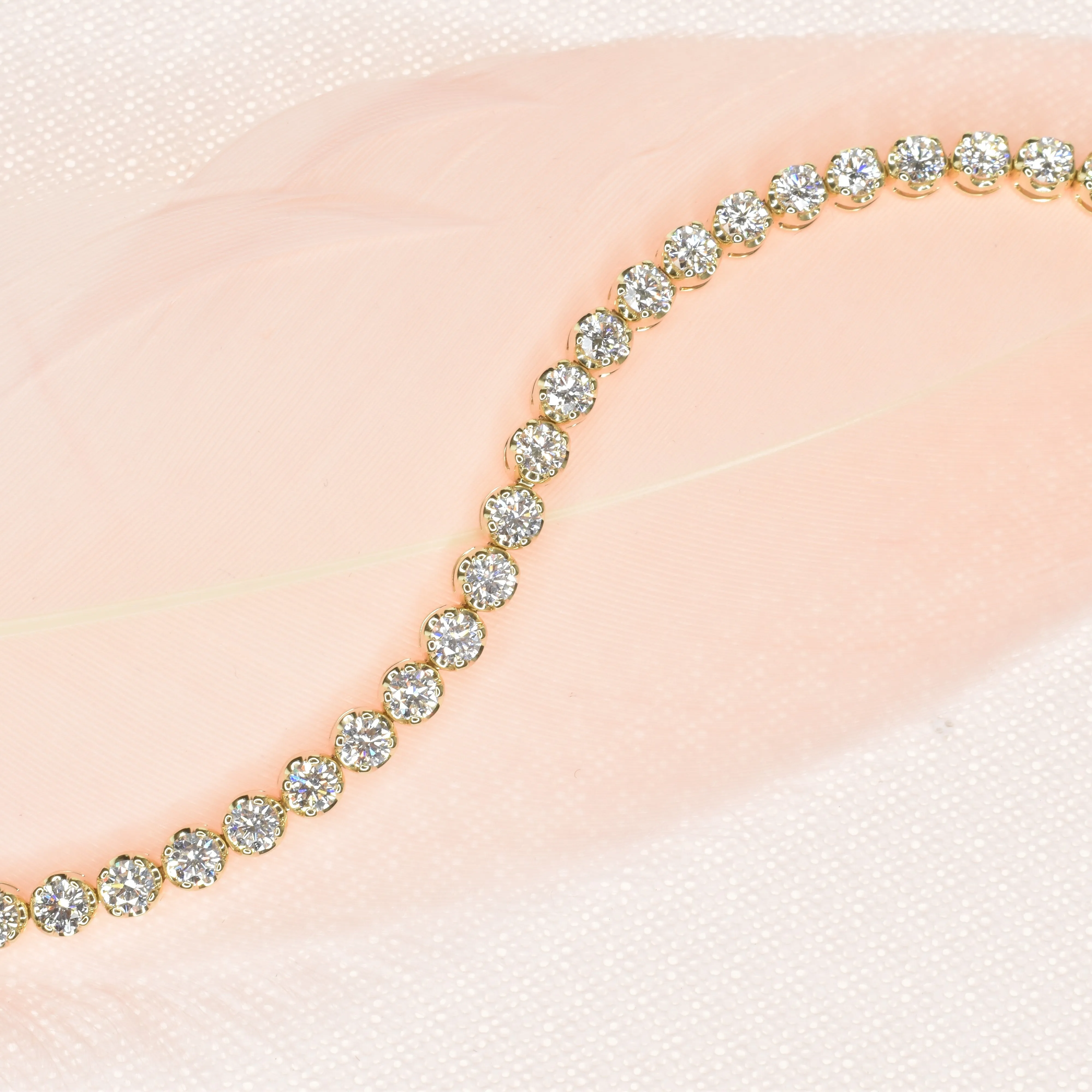 Embrace Lab Grown Tennis Bracelet with 3.1mm