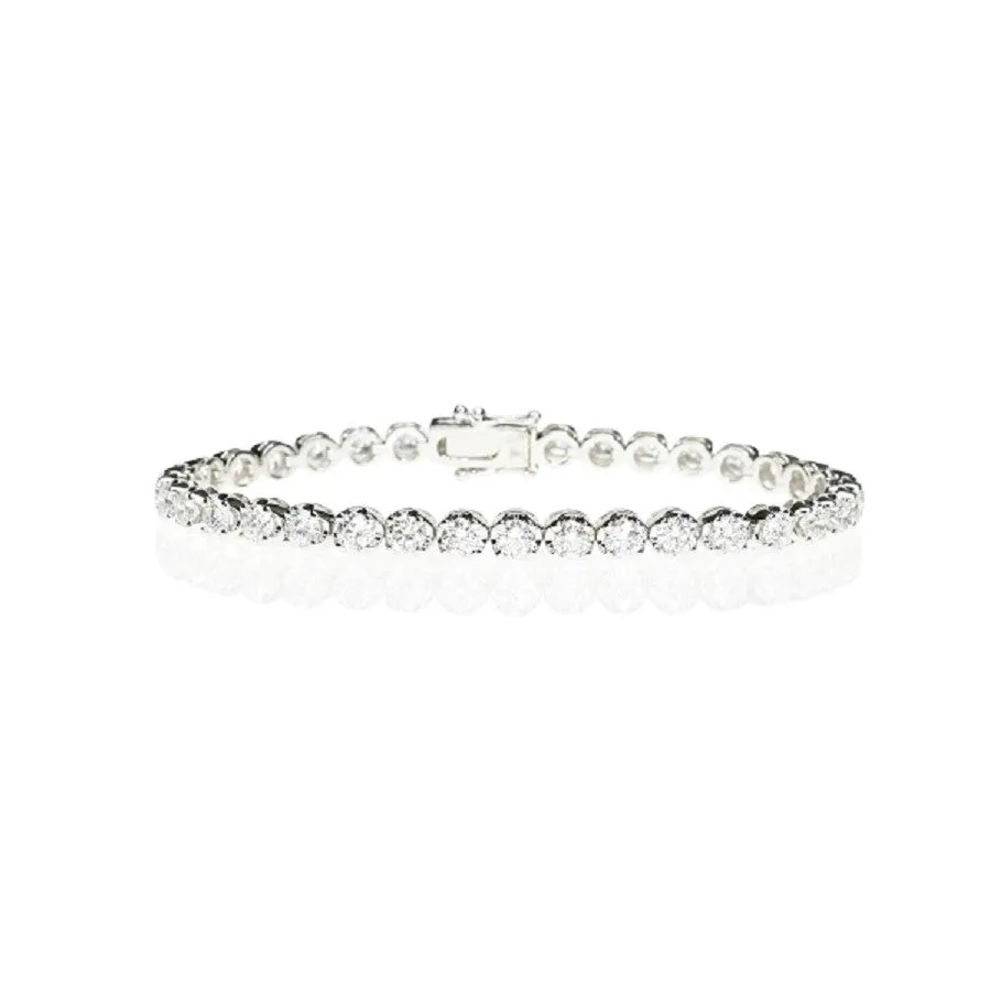 Embrace Lab Grown Tennis Bracelet with 3.1mm