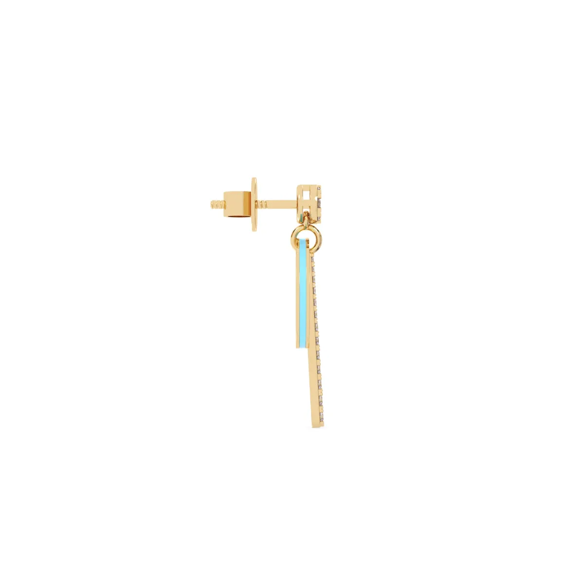 Fancy Open Circle Drop Earrings For Women