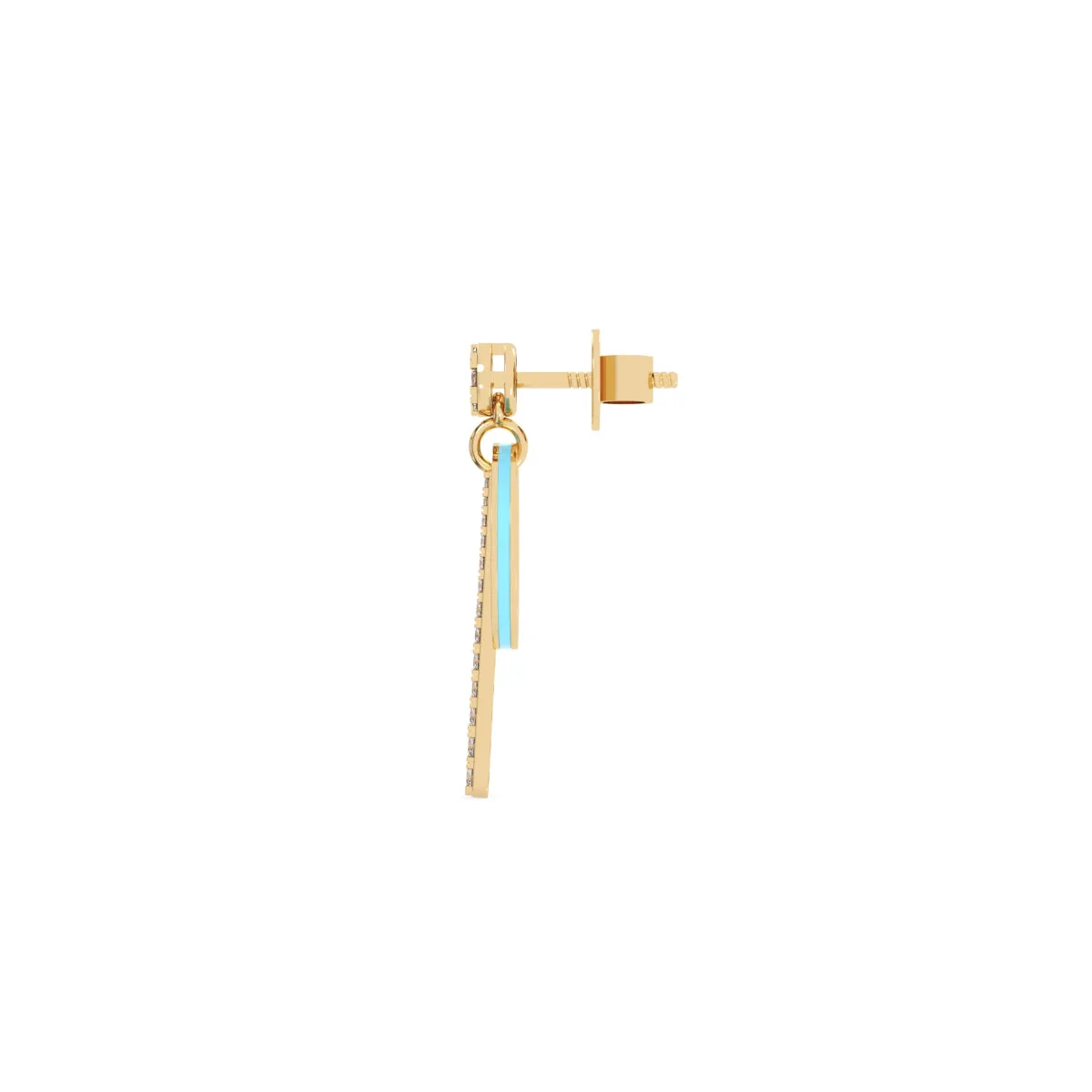 Fancy Open Circle Drop Earrings For Women
