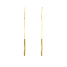 GC Link to Love 18ct Yellow Gold Chain Earrings