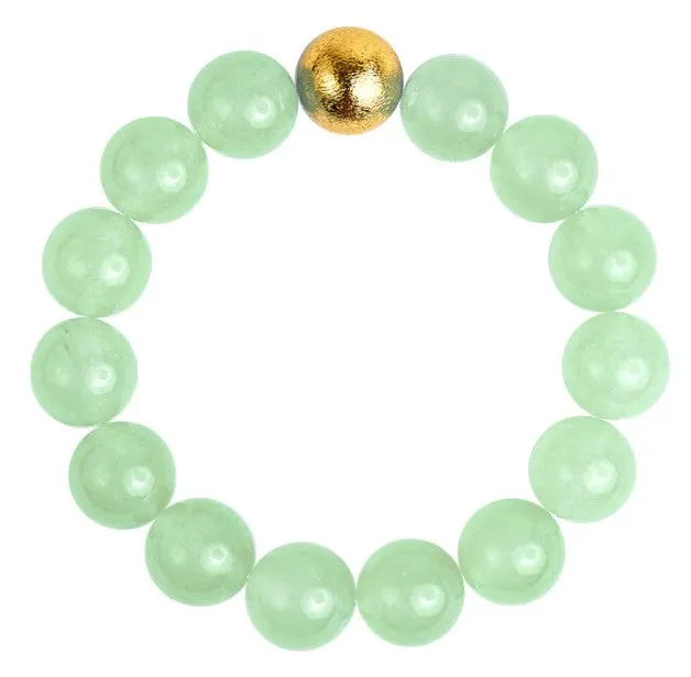Georgia Green Quartz Beaded Bracelet