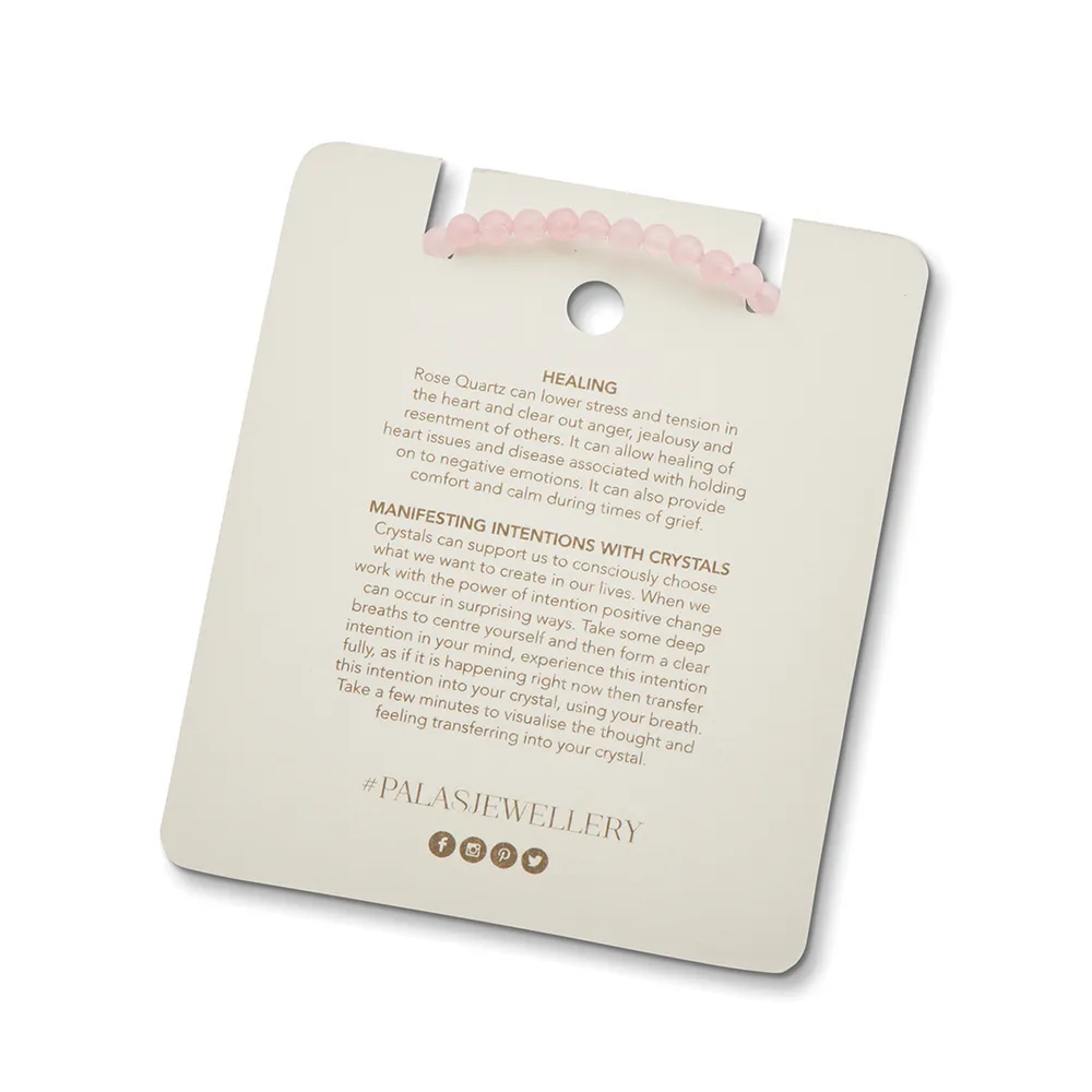Healing Gem Bracelet | Rose Quartz