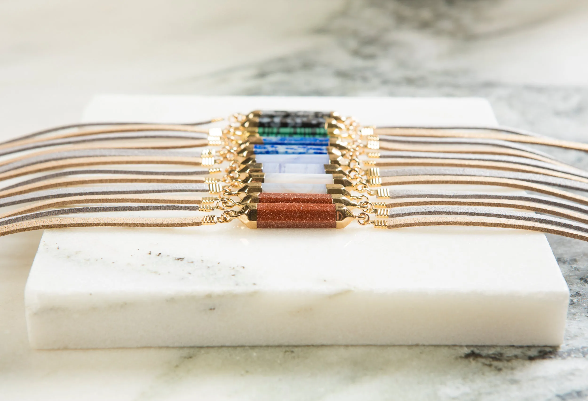 Malachite Gemstone Choker