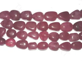 Maroon 2 Semi Precious Quartz Tumble Beads