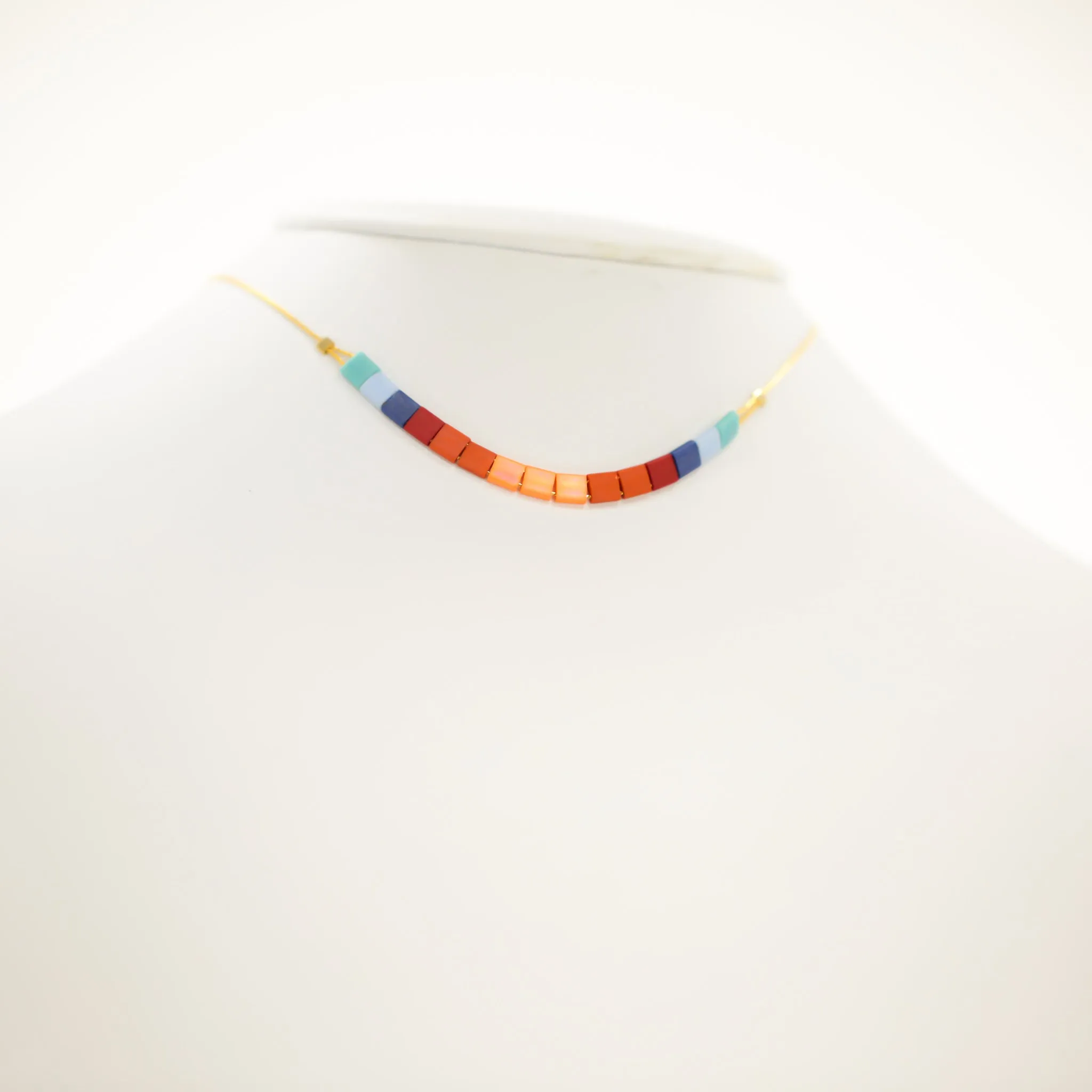 OMBRE TILE NECKLACE