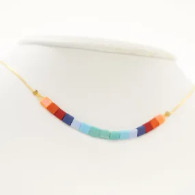 OMBRE TILE NECKLACE