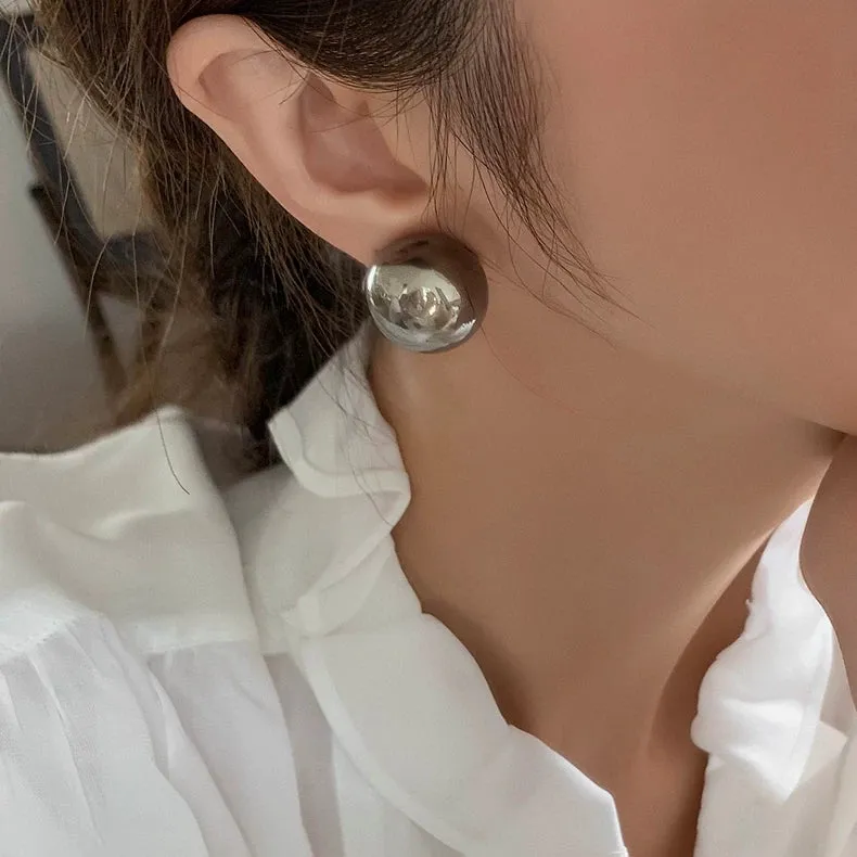Pearl Studs Earrings Grey | Style No. 203