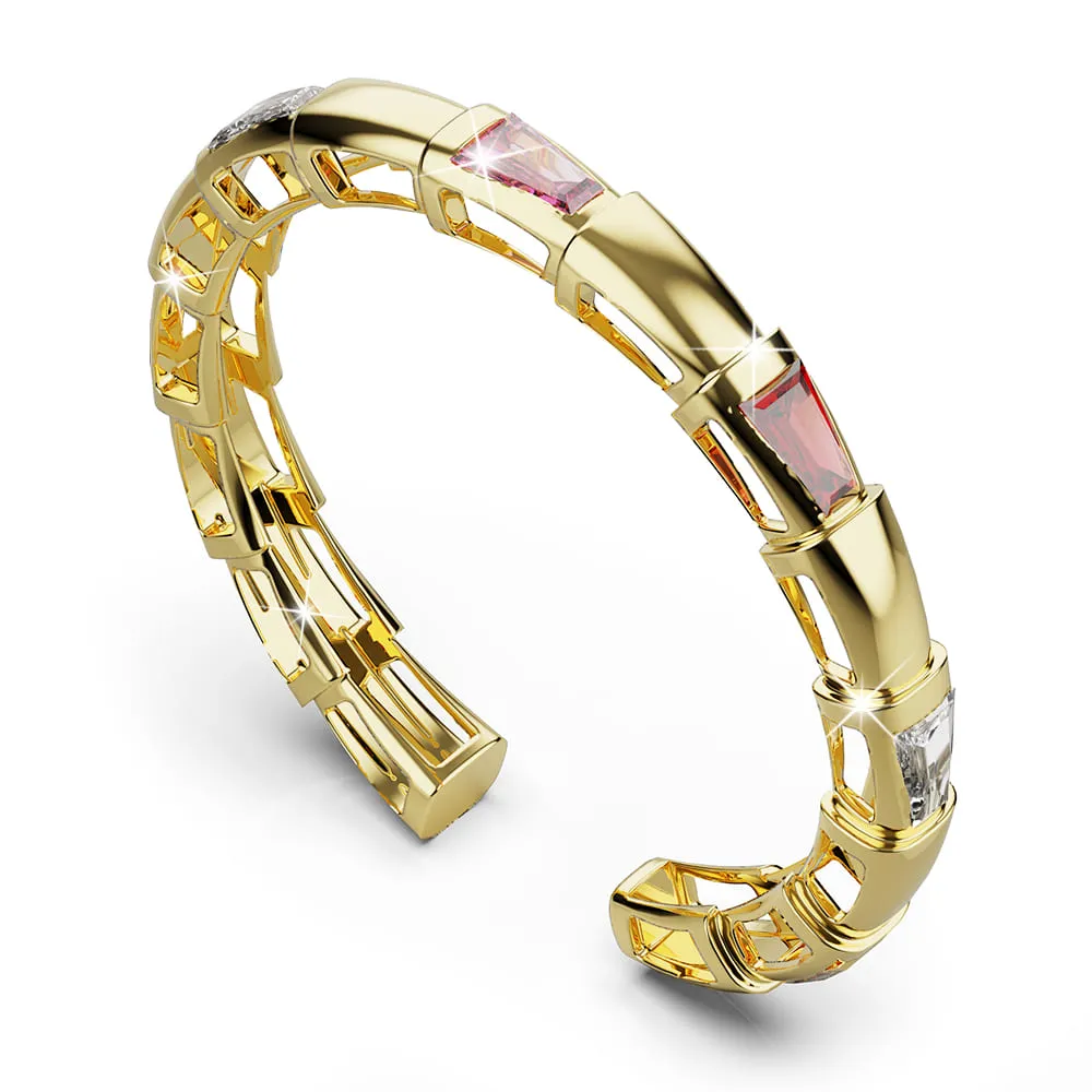 Phalanges Open Cut Ring in Shades of Pink