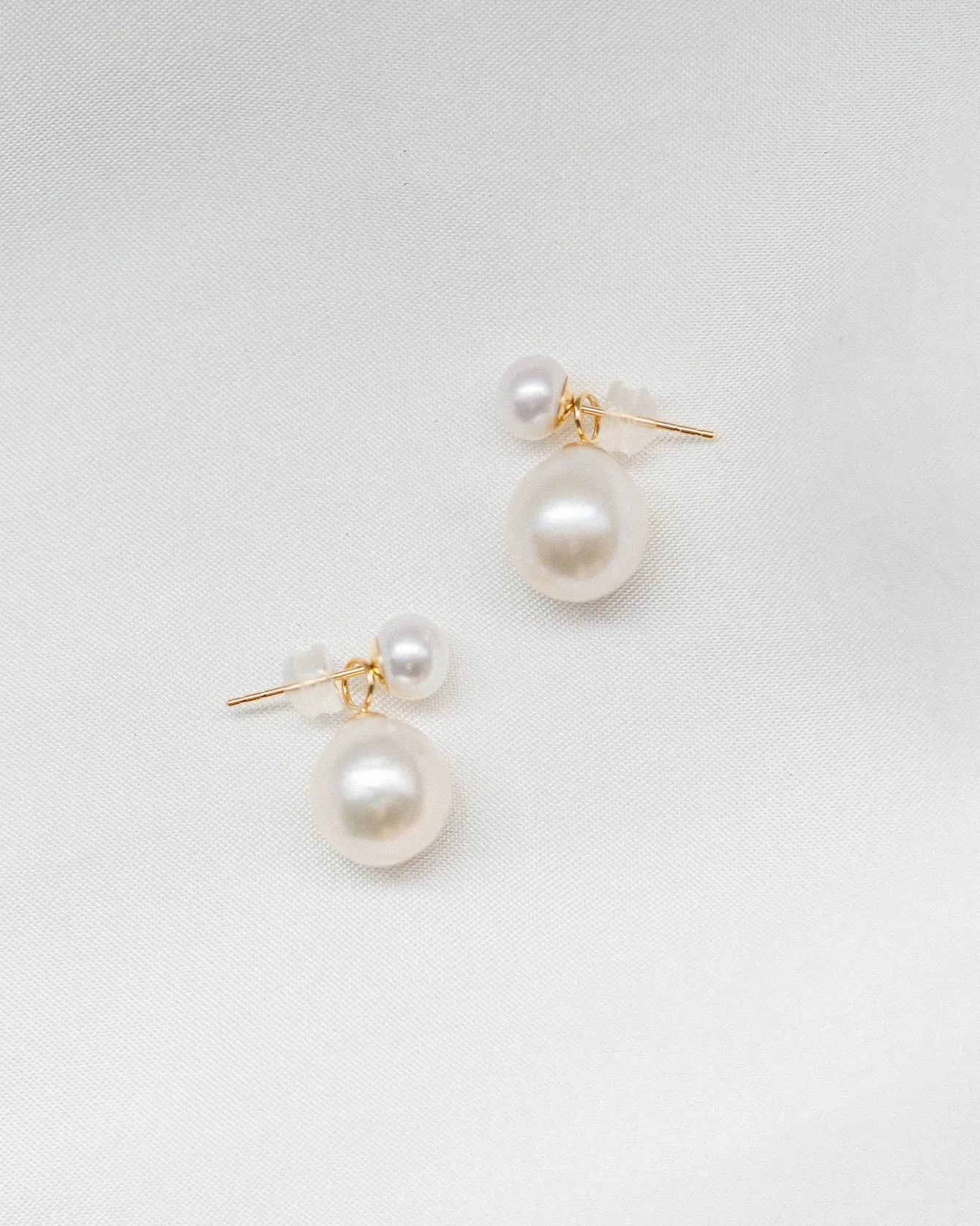 Pim Petite Pearl Earrings | Solid Gold