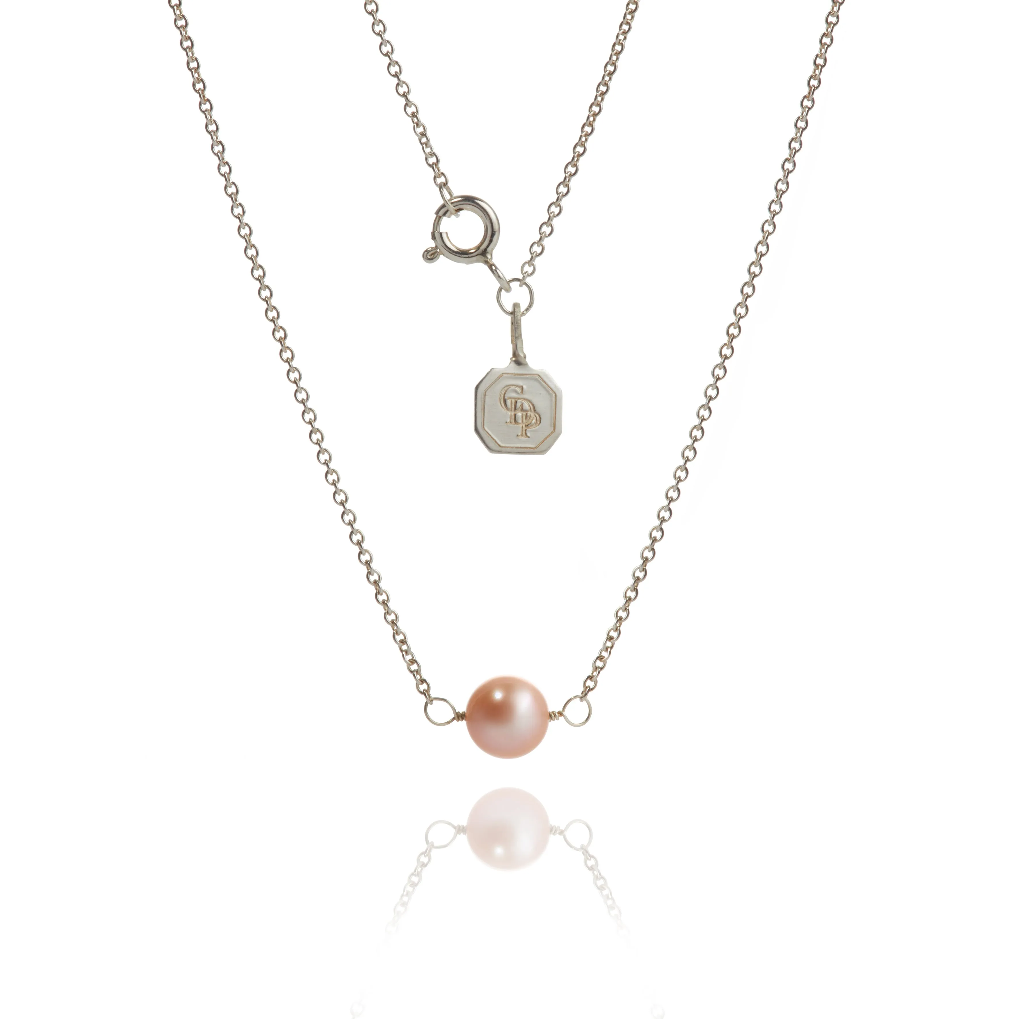 Pink Freshwater Pearl Short Pendant