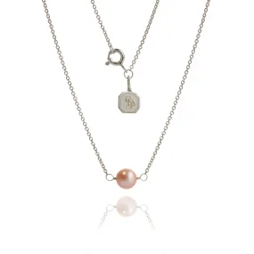Pink Freshwater Pearl Short Pendant