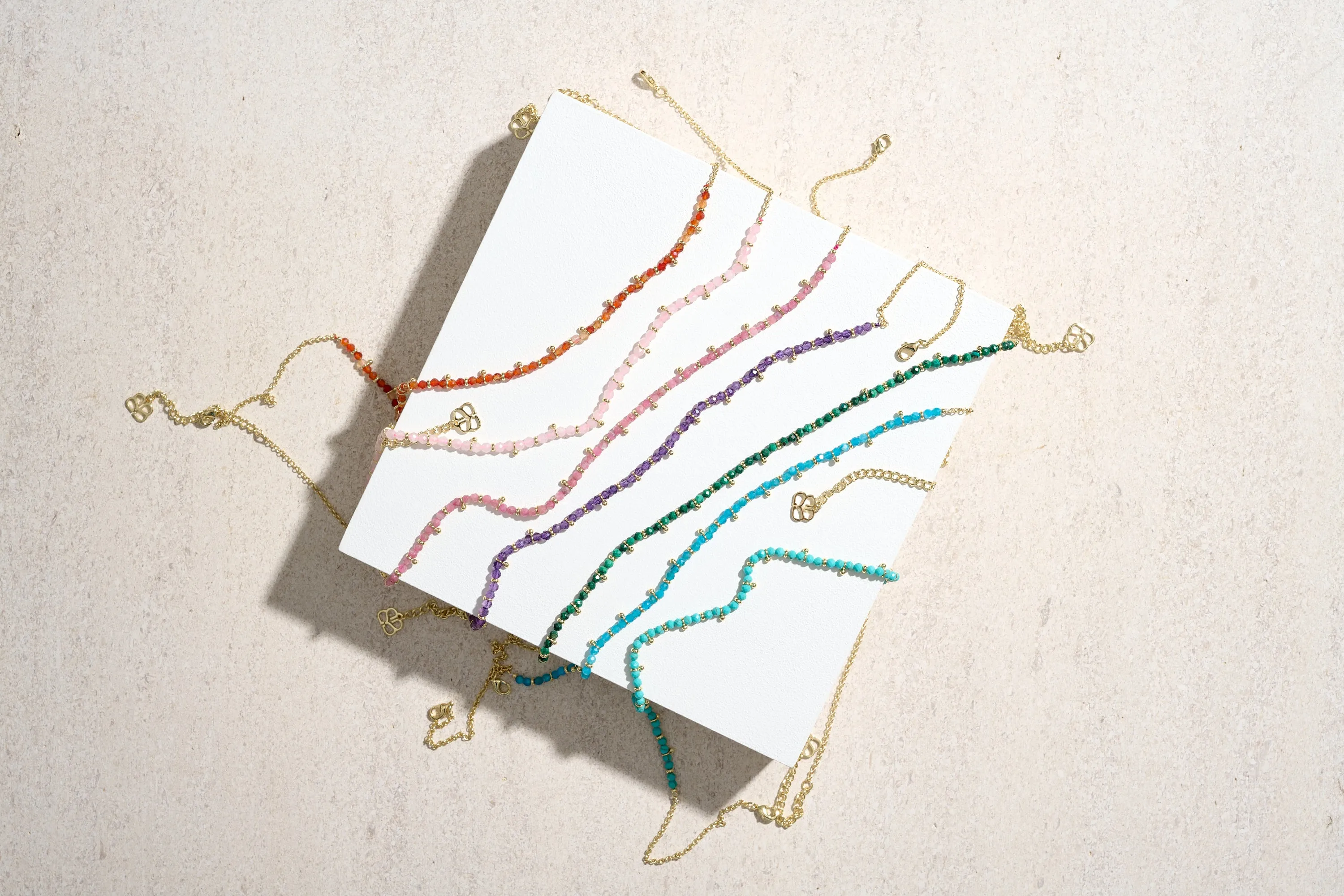Salus Turquoise Gemstone Gold Neckace