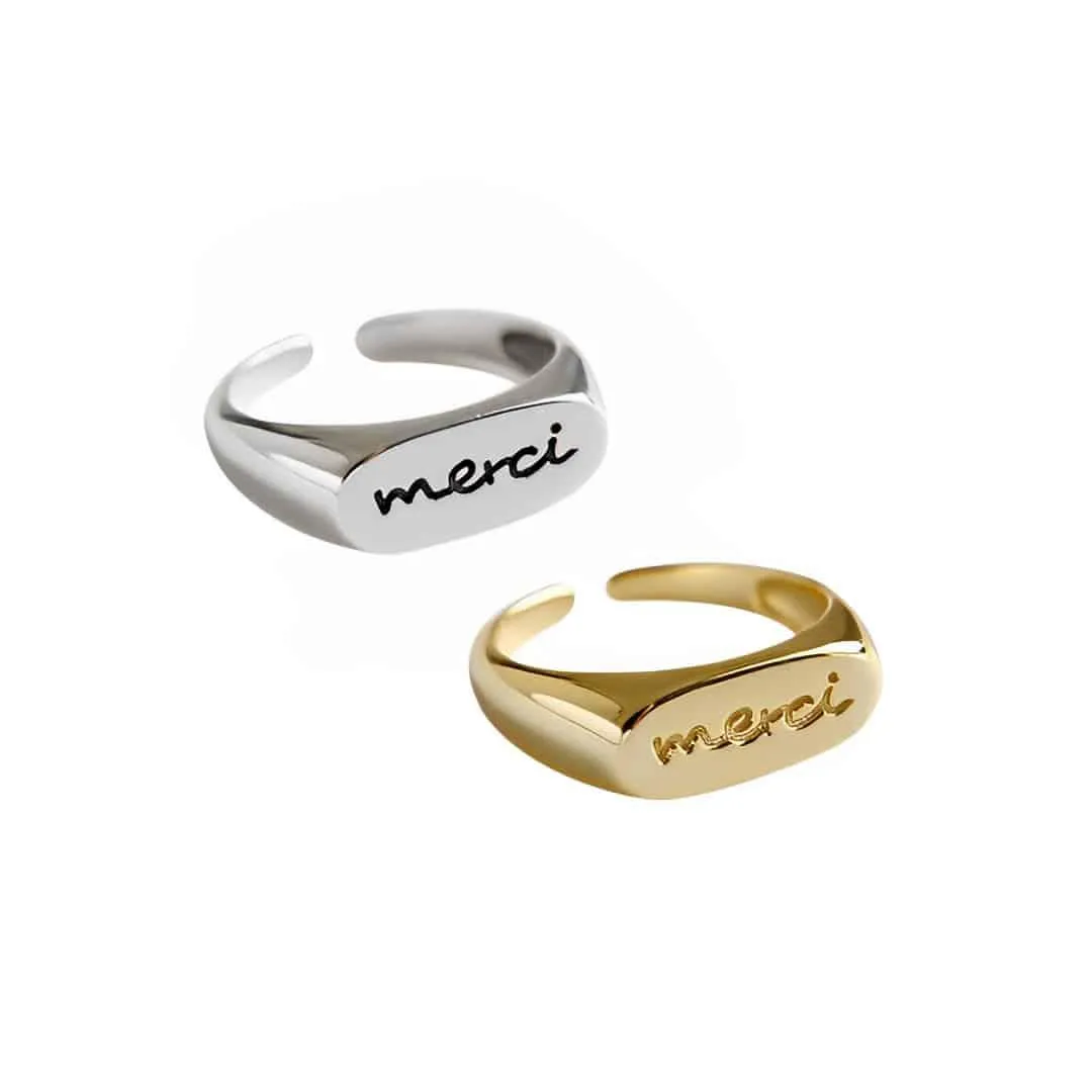 Signet Ring - Merci