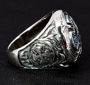 Sterling Silver Medieval Cross Ring