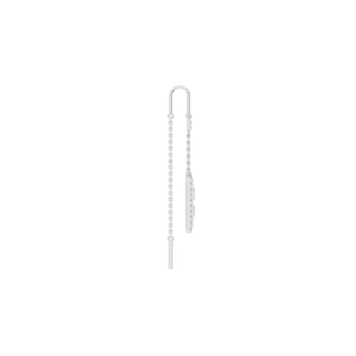 Stunning Rose Gold Crystal Dangler Earrings