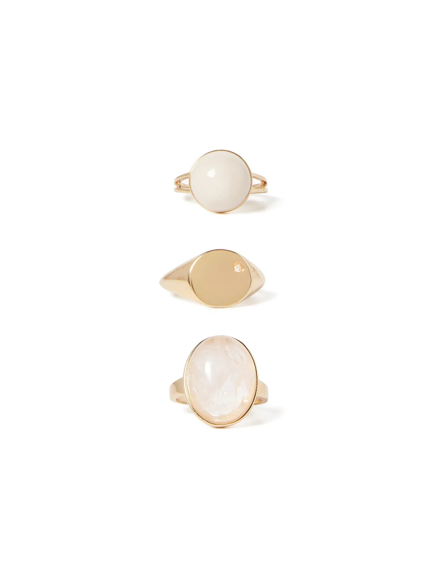 Tayla Agate & Signet Ring Pack