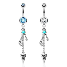 The Bhagavad Gita Warrior Belly Dangle
