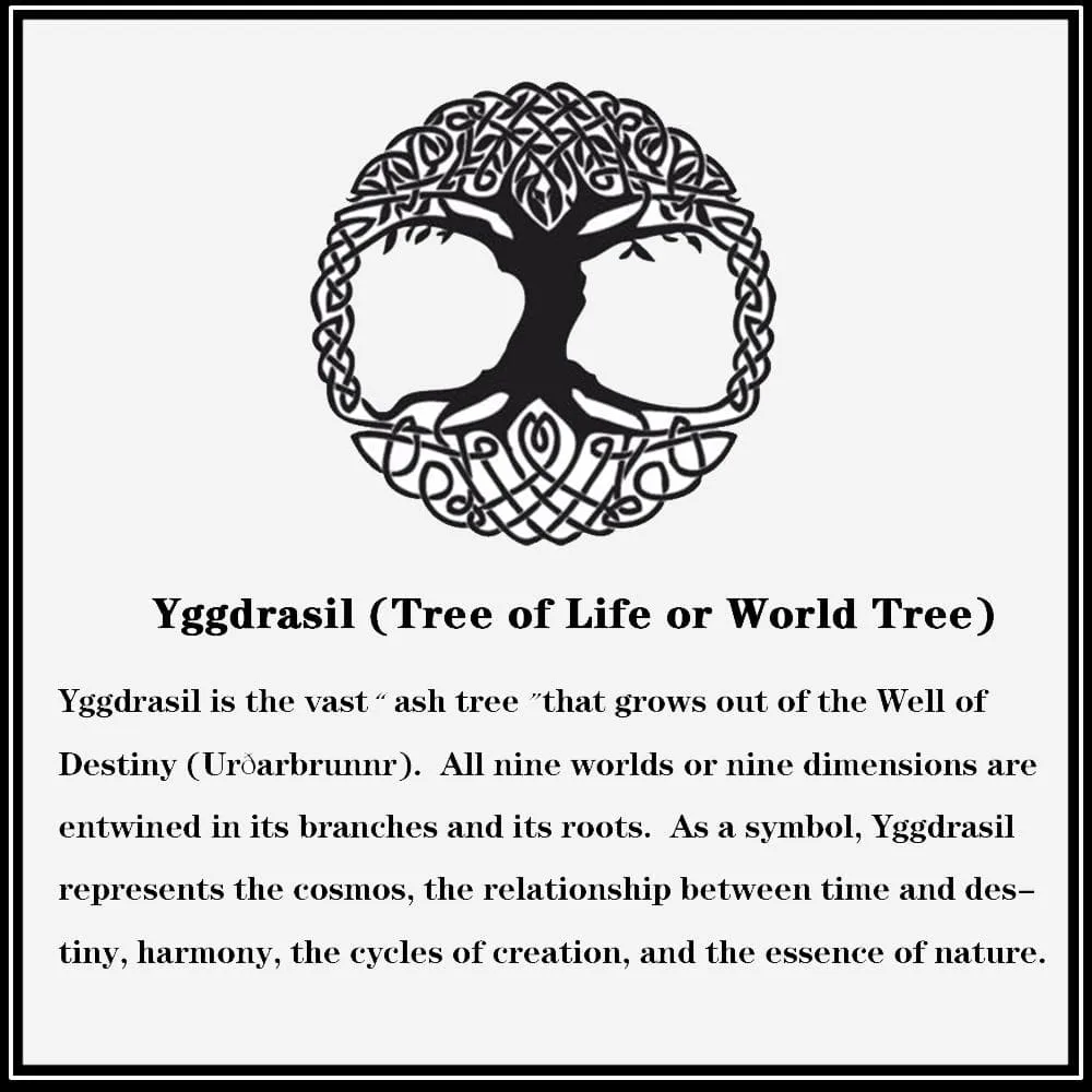 Tree of Life Celtics Stainless Steel Viking Ring