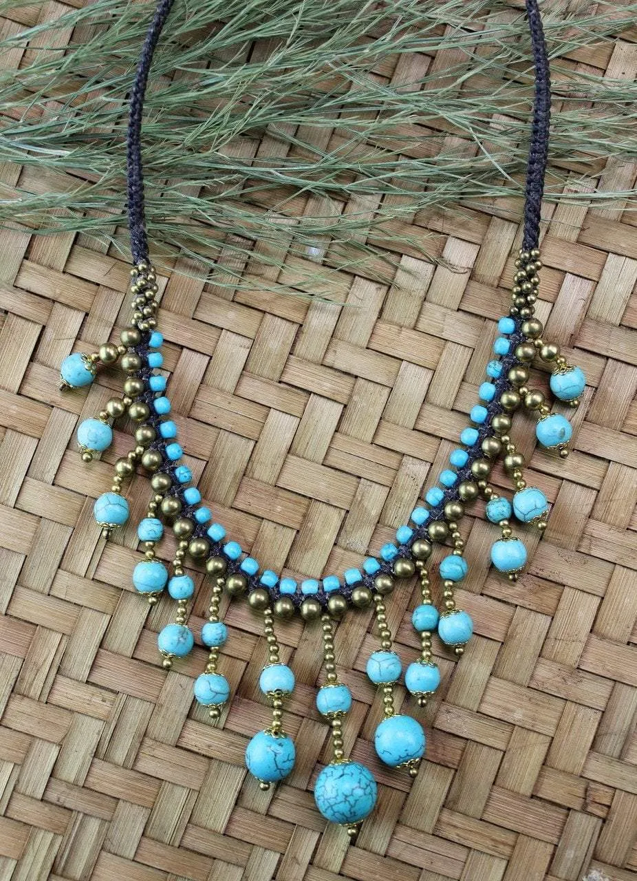 Turquoise Dangle Necklace