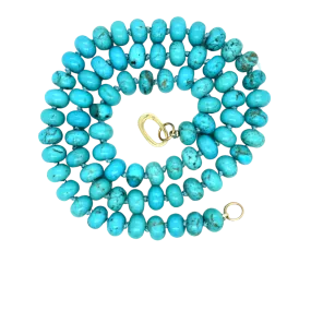 Turquoise Gemstone Bead Necklace