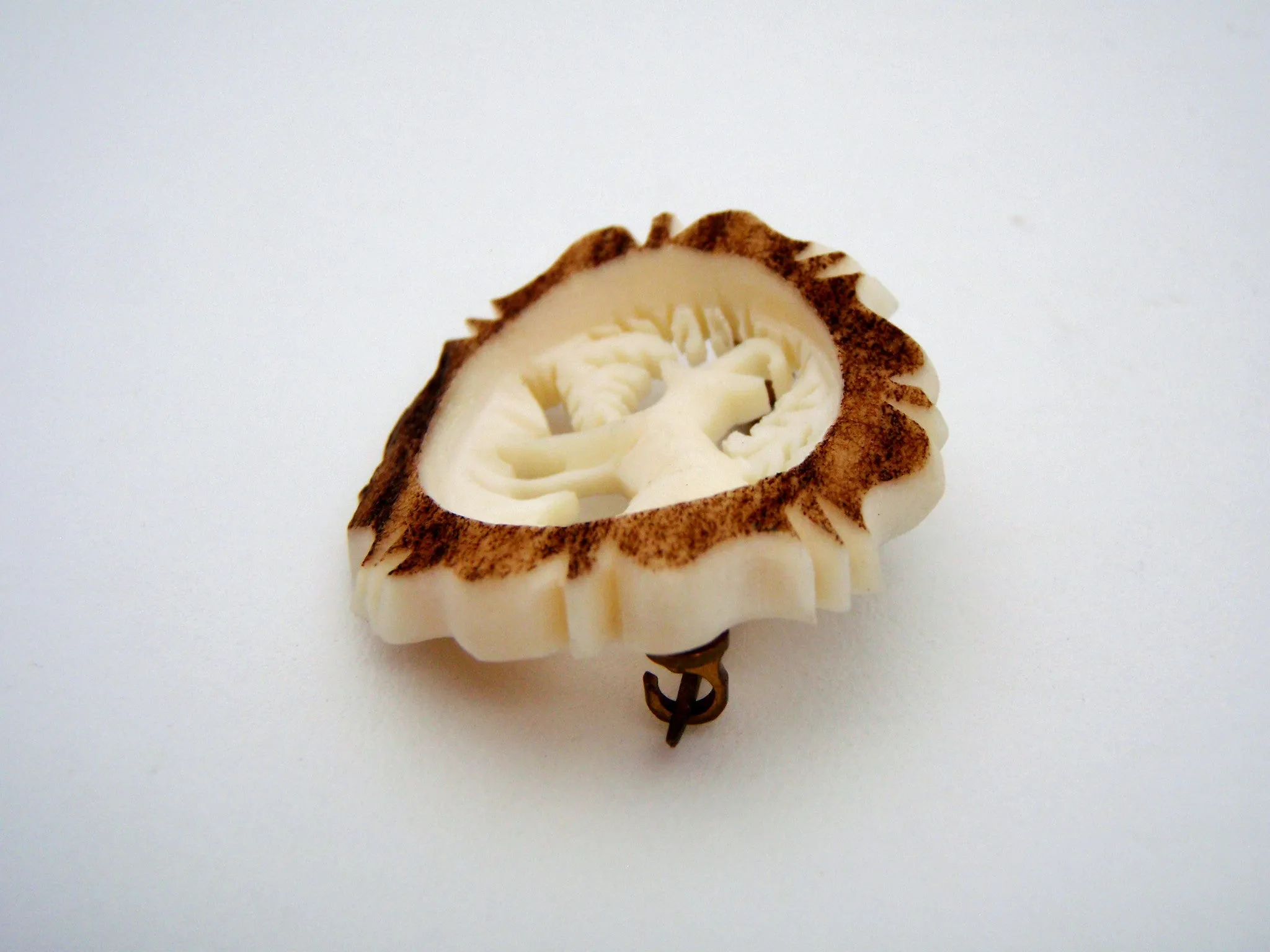 Vintage Deer Brooch Pin Hand Made Austria